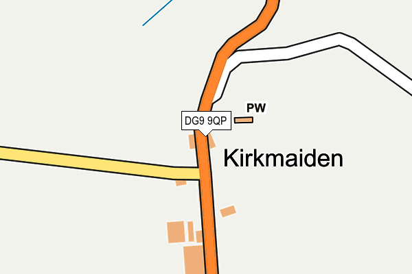 DG9 9QP map - OS OpenMap – Local (Ordnance Survey) DG9 9QP map - OS OpenMap – Local (Ordnance Survey)