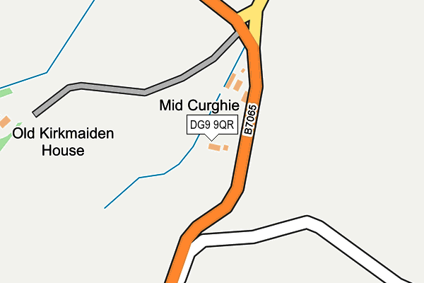 DG9 9QR map - OS OpenMap – Local (Ordnance Survey) DG9 9QR map - OS OpenMap – Local (Ordnance Survey)