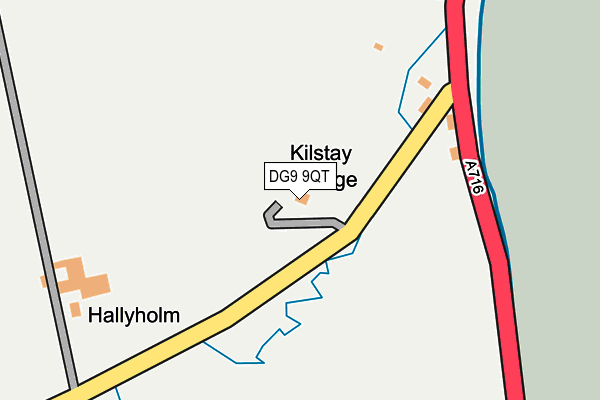 DG9 9QT map - OS OpenMap – Local (Ordnance Survey) DG9 9QT map - OS OpenMap – Local (Ordnance Survey)