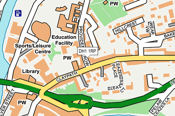DH1 1RP map - OS OpenMap – Local (Ordnance Survey) DH1 1RP map - OS OpenMap – Local (Ordnance Survey)