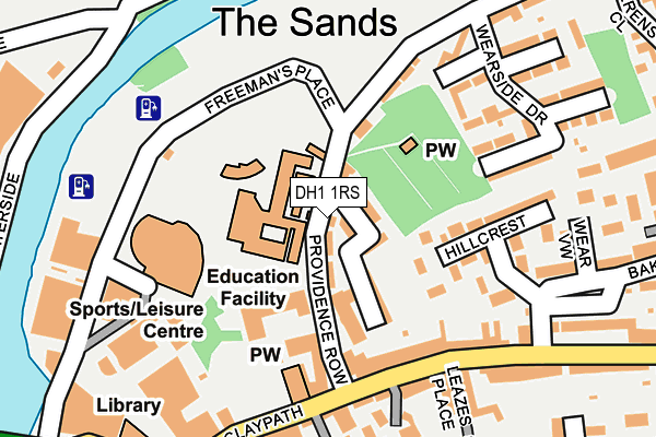 DH1 1RS map - OS OpenMap – Local (Ordnance Survey) DH1 1RS map - OS OpenMap – Local (Ordnance Survey)