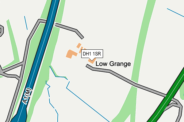 DH1 1SR map - OS OpenMap – Local (Ordnance Survey) DH1 1SR map - OS OpenMap – Local (Ordnance Survey)