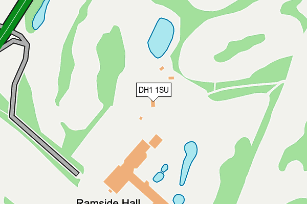 DH1 1SU map - OS OpenMap – Local (Ordnance Survey) DH1 1SU map - OS OpenMap – Local (Ordnance Survey)
