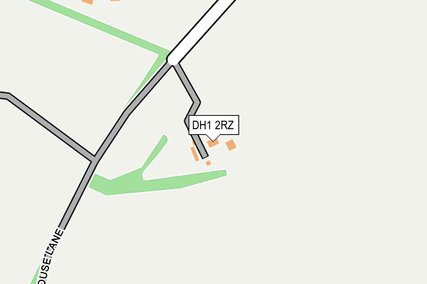 DH1 2RZ map - OS OpenMap – Local (Ordnance Survey) DH1 2RZ map - OS OpenMap – Local (Ordnance Survey)