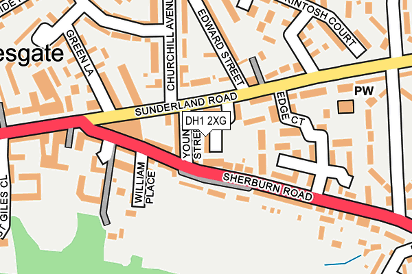 DH1 2XG map - OS OpenMap – Local (Ordnance Survey) DH1 2XG map - OS OpenMap – Local (Ordnance Survey)