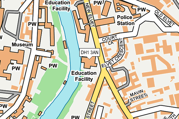 DH1 3AN map - OS OpenMap – Local (Ordnance Survey) DH1 3AN map - OS OpenMap – Local (Ordnance Survey)
