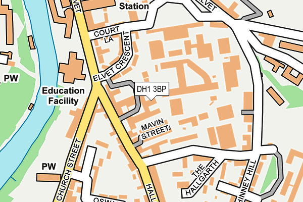 DH1 3BP map - OS OpenMap – Local (Ordnance Survey) DH1 3BP map - OS OpenMap – Local (Ordnance Survey)
