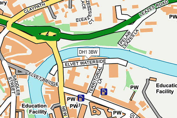 DH1 3BW map - OS OpenMap – Local (Ordnance Survey) DH1 3BW map - OS OpenMap – Local (Ordnance Survey)