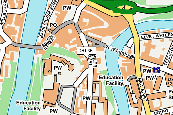 DH1 3EJ map - OS OpenMap – Local (Ordnance Survey) DH1 3EJ map - OS OpenMap – Local (Ordnance Survey)