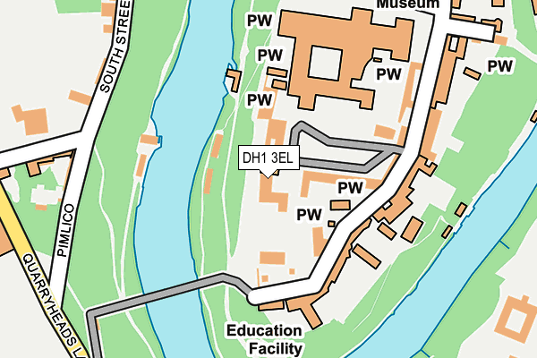 DH1 3EL map - OS OpenMap – Local (Ordnance Survey) DH1 3EL map - OS OpenMap – Local (Ordnance Survey)