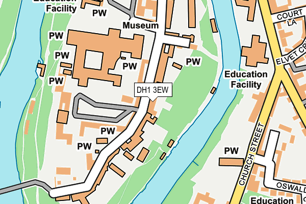 DH1 3EW map - OS OpenMap – Local (Ordnance Survey) DH1 3EW map - OS OpenMap – Local (Ordnance Survey)