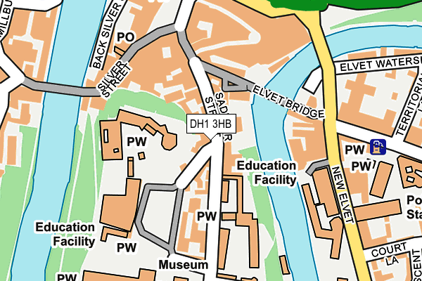 DH1 3HB map - OS OpenMap – Local (Ordnance Survey) DH1 3HB map - OS OpenMap – Local (Ordnance Survey)