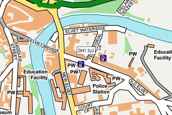 DH1 3JJ map - OS OpenMap – Local (Ordnance Survey) DH1 3JJ map - OS OpenMap – Local (Ordnance Survey)