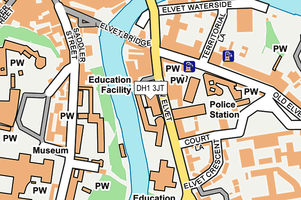 DH1 3JT map - OS OpenMap – Local (Ordnance Survey) DH1 3JT map - OS OpenMap – Local (Ordnance Survey)