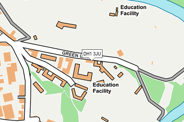 DH1 3JU map - OS OpenMap – Local (Ordnance Survey) DH1 3JU map - OS OpenMap – Local (Ordnance Survey)