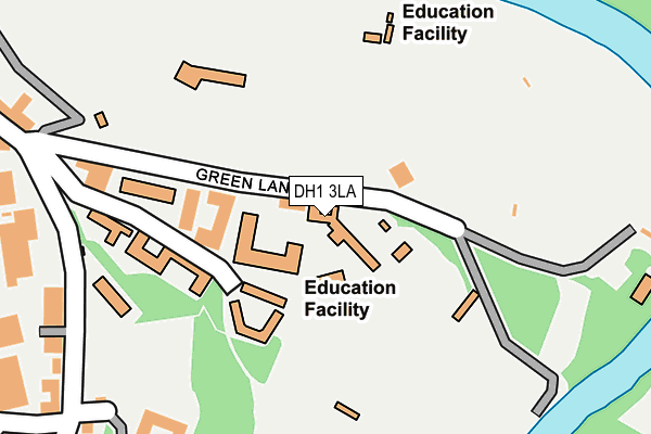 DH1 3LA map - OS OpenMap – Local (Ordnance Survey) DH1 3LA map - OS OpenMap – Local (Ordnance Survey)