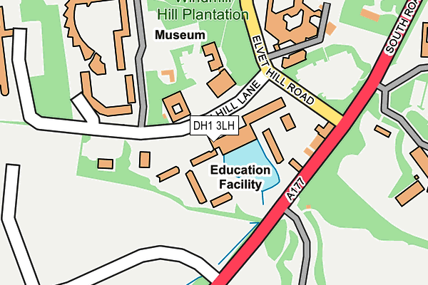 DH1 3LH map - OS OpenMap – Local (Ordnance Survey) DH1 3LH map - OS OpenMap – Local (Ordnance Survey)
