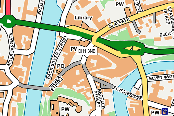 DH1 3NB map - OS OpenMap – Local (Ordnance Survey) DH1 3NB map - OS OpenMap – Local (Ordnance Survey)