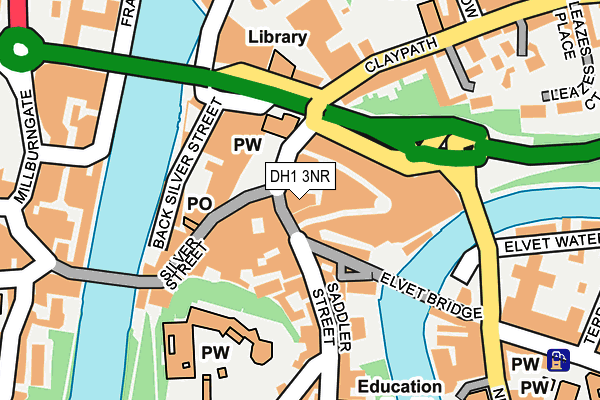 DH1 3NR map - OS OpenMap – Local (Ordnance Survey) DH1 3NR map - OS OpenMap – Local (Ordnance Survey)