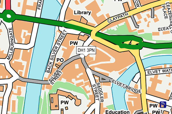 DH1 3PN map - OS OpenMap – Local (Ordnance Survey) DH1 3PN map - OS OpenMap – Local (Ordnance Survey)