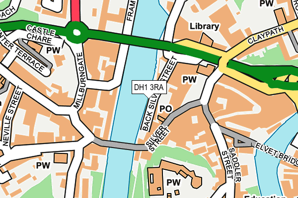 DH1 3RA map - OS OpenMap – Local (Ordnance Survey) DH1 3RA map - OS OpenMap – Local (Ordnance Survey)