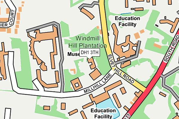 DH1 3TH map - OS OpenMap – Local (Ordnance Survey) DH1 3TH map - OS OpenMap – Local (Ordnance Survey)