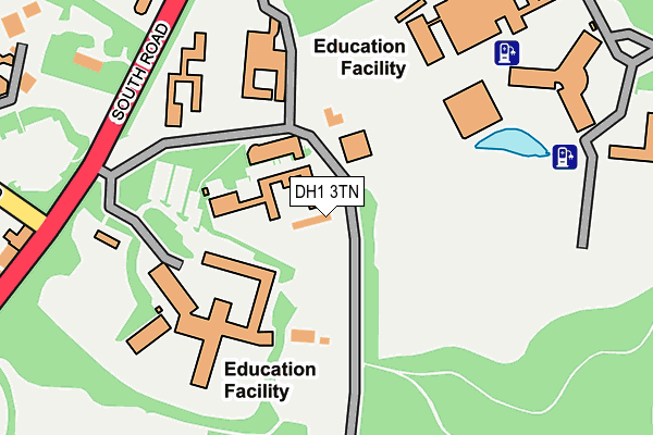 DH1 3TN map - OS OpenMap – Local (Ordnance Survey) DH1 3TN map - OS OpenMap – Local (Ordnance Survey)