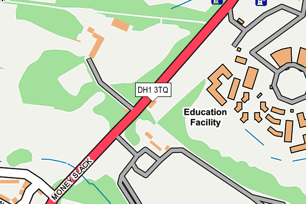 DH1 3TQ map - OS OpenMap – Local (Ordnance Survey) DH1 3TQ map - OS OpenMap – Local (Ordnance Survey)