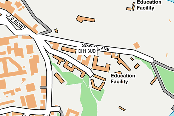 DH1 3UD map - OS OpenMap – Local (Ordnance Survey) DH1 3UD map - OS OpenMap – Local (Ordnance Survey)