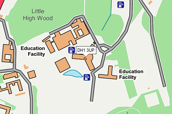 DH1 3UP map - OS OpenMap – Local (Ordnance Survey) DH1 3UP map - OS OpenMap – Local (Ordnance Survey)