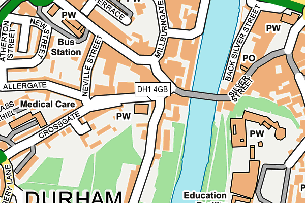 DH1 4GB map - OS OpenMap – Local (Ordnance Survey) DH1 4GB map - OS OpenMap – Local (Ordnance Survey)