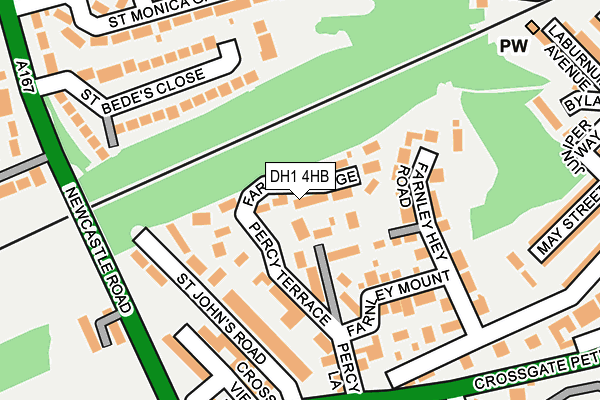 DH1 4HB map - OS OpenMap – Local (Ordnance Survey) DH1 4HB map - OS OpenMap – Local (Ordnance Survey)