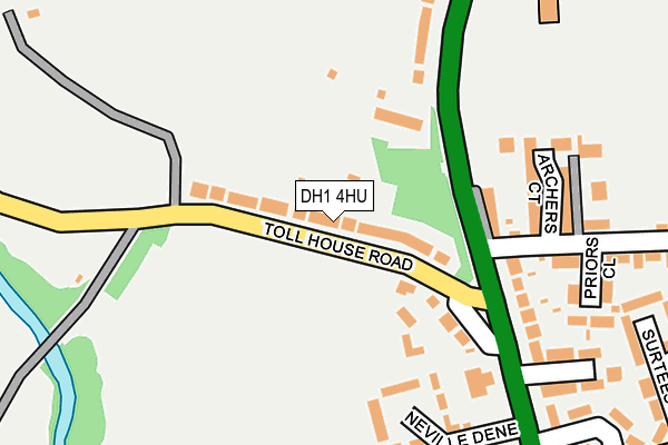 DH1 4HU map - OS OpenMap – Local (Ordnance Survey) DH1 4HU map - OS OpenMap – Local (Ordnance Survey)