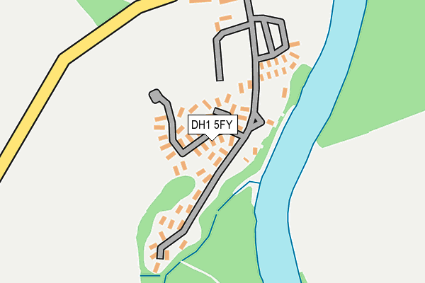 DH1 5FY map - OS OpenMap – Local (Ordnance Survey) DH1 5FY map - OS OpenMap – Local (Ordnance Survey)