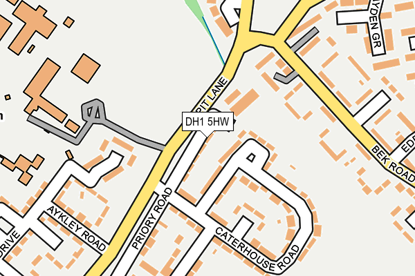 DH1 5HW map - OS OpenMap – Local (Ordnance Survey) DH1 5HW map - OS OpenMap – Local (Ordnance Survey)
