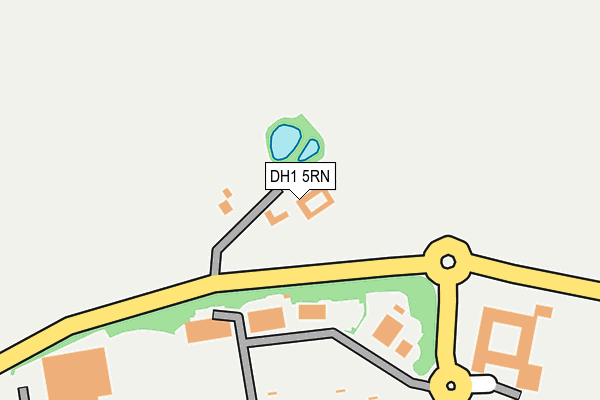 DH1 5RN map - OS OpenMap – Local (Ordnance Survey) DH1 5RN map - OS OpenMap – Local (Ordnance Survey)