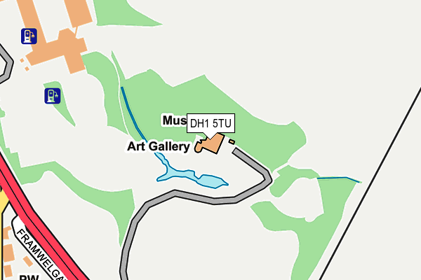 DH1 5TU map - OS OpenMap – Local (Ordnance Survey) DH1 5TU map - OS OpenMap – Local (Ordnance Survey)
