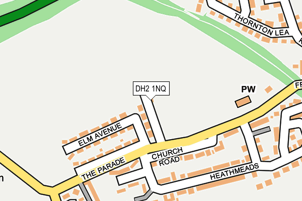 DH2 1NQ map - OS OpenMap – Local (Ordnance Survey) DH2 1NQ map - OS OpenMap – Local (Ordnance Survey)