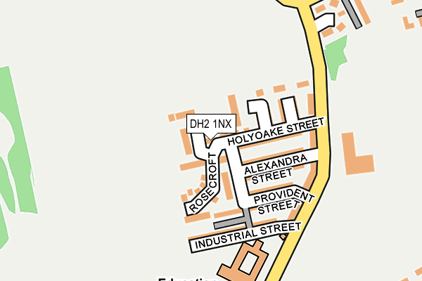 DH2 1NX map - OS OpenMap – Local (Ordnance Survey) DH2 1NX map - OS OpenMap – Local (Ordnance Survey)