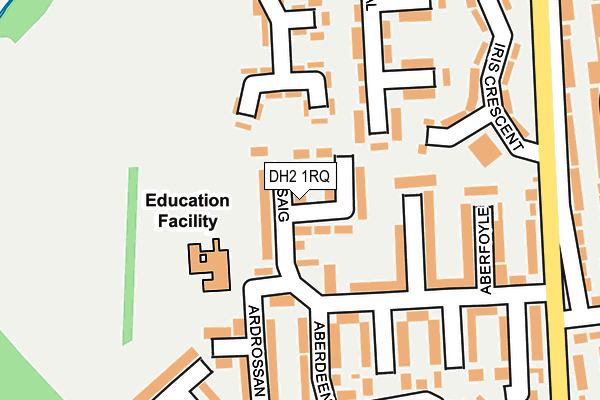 DH2 1RQ map - OS OpenMap – Local (Ordnance Survey) DH2 1RQ map - OS OpenMap – Local (Ordnance Survey)