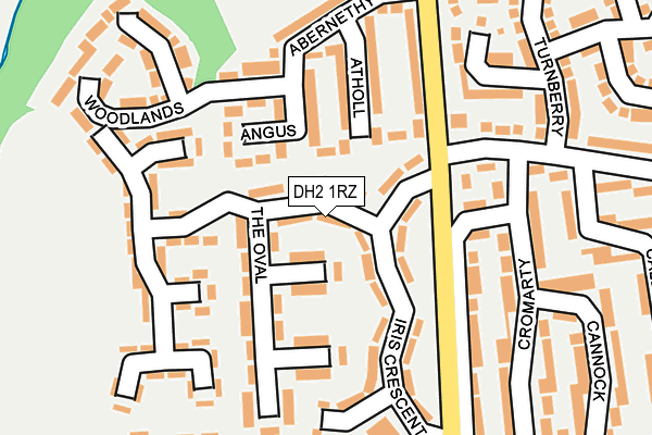 DH2 1RZ map - OS OpenMap – Local (Ordnance Survey) DH2 1RZ map - OS OpenMap – Local (Ordnance Survey)