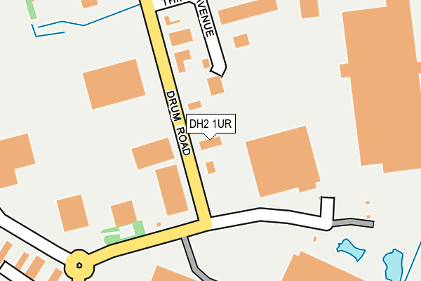 DH2 1UR map - OS OpenMap – Local (Ordnance Survey) DH2 1UR map - OS OpenMap – Local (Ordnance Survey)