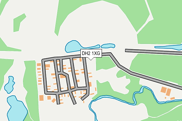 DH2 1XG map - OS OpenMap – Local (Ordnance Survey) DH2 1XG map - OS OpenMap – Local (Ordnance Survey)