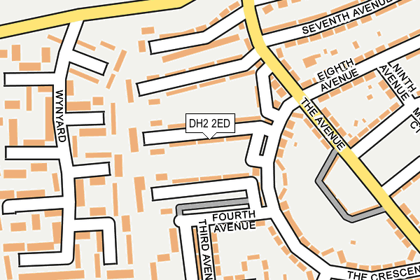 DH2 2ED map - OS OpenMap – Local (Ordnance Survey) DH2 2ED map - OS OpenMap – Local (Ordnance Survey)