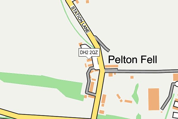 DH2 2QZ map - OS OpenMap – Local (Ordnance Survey) DH2 2QZ map - OS OpenMap – Local (Ordnance Survey)