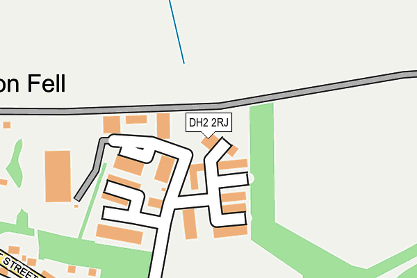 DH2 2RJ map - OS OpenMap – Local (Ordnance Survey) DH2 2RJ map - OS OpenMap – Local (Ordnance Survey)