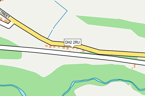 DH2 2RU map - OS OpenMap – Local (Ordnance Survey) DH2 2RU map - OS OpenMap – Local (Ordnance Survey)