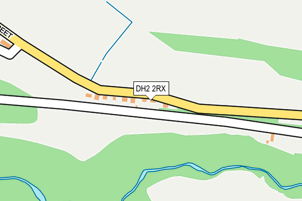 DH2 2RX map - OS OpenMap – Local (Ordnance Survey) DH2 2RX map - OS OpenMap – Local (Ordnance Survey)