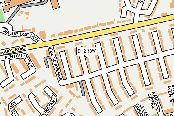 DH2 3BW map - OS OpenMap – Local (Ordnance Survey) DH2 3BW map - OS OpenMap – Local (Ordnance Survey)