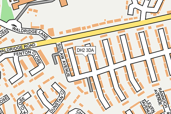 DH2 3DA map - OS OpenMap – Local (Ordnance Survey) DH2 3DA map - OS OpenMap – Local (Ordnance Survey)